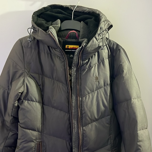 Dark Grey Winter Jacket with Pockets Size XS - Picture 2 of 8